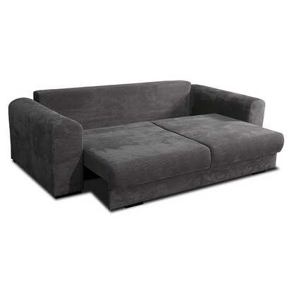 Canapea foarte spaţioasă, gri/gri deschis/bej, GILEN BIG SOFA