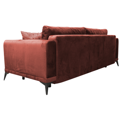 Canapea extensibilă, teracota, GRACE BIG SOFA