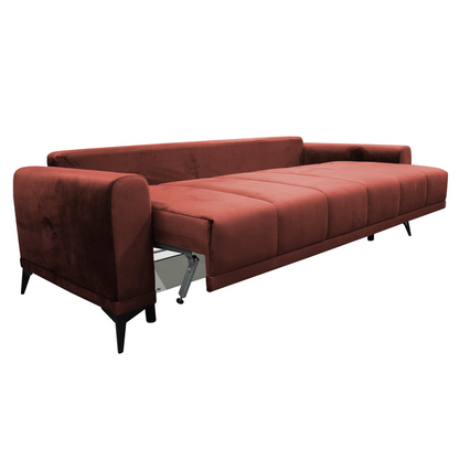 Canapea extensibilă, teracota, GRACE BIG SOFA