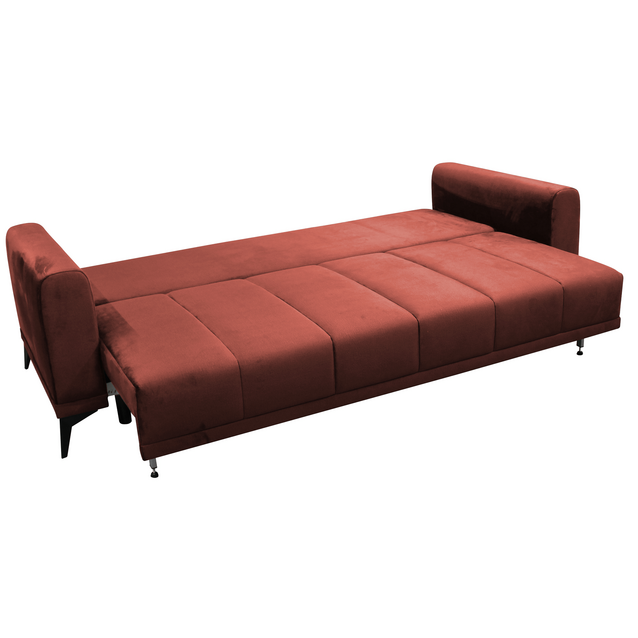 Canapea extensibilă, teracota, GRACE BIG SOFA